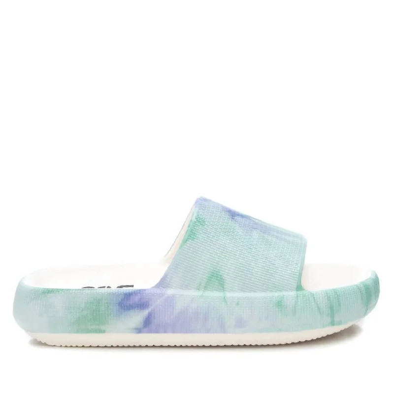 Shop The Hottest Deals Women's Pool Slides Sandals In Turquoise/aqua