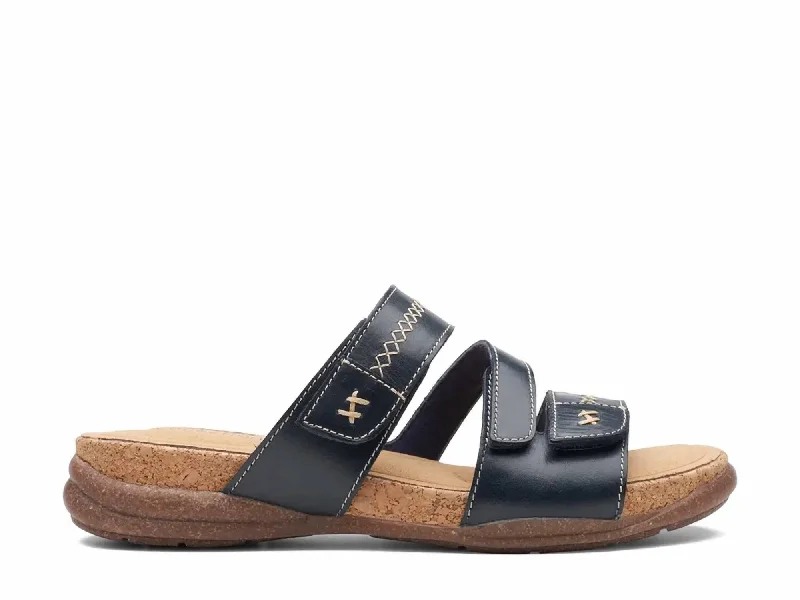 Unleash Your Trendy Side Women's Roseville Bay Sandal In Navy Leather