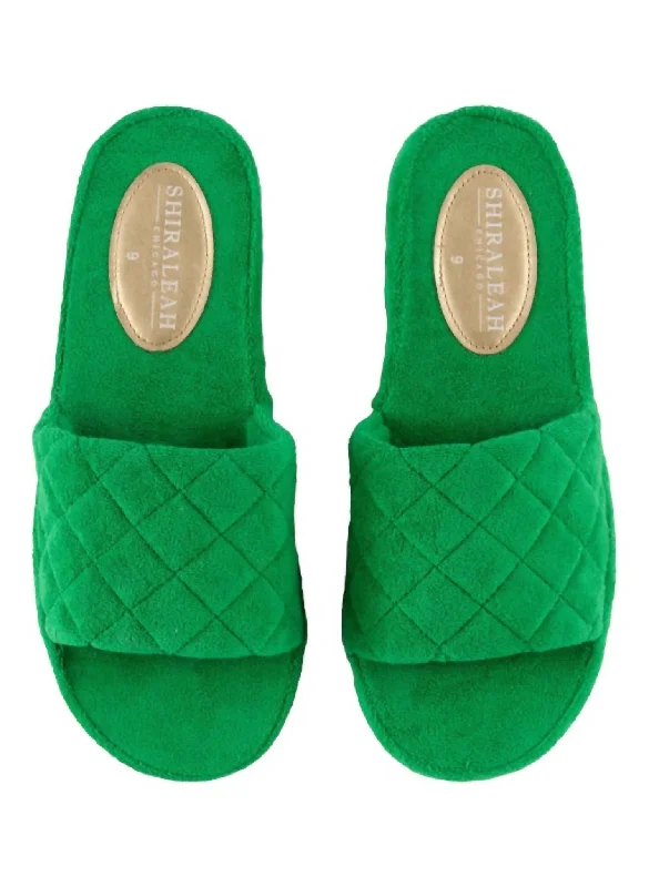 Ultra-Light Footwear Sale Women's Sol Pool Slides In Green