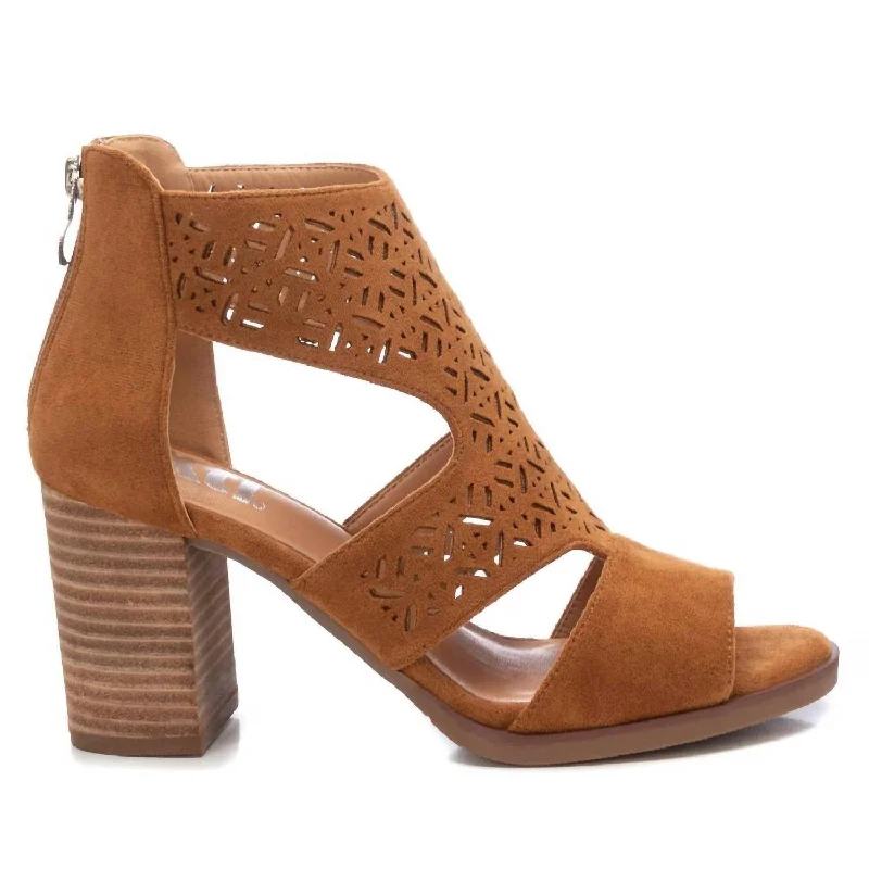 High-End Style Discounts Women's Suede Sandals In Brown