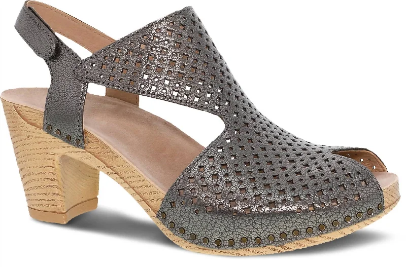 Fashion Deal Women's Teagan Slingback Sandal In Grey