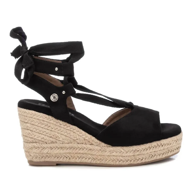 Statement Footwear Discount Women's Wedge Sandals In Black