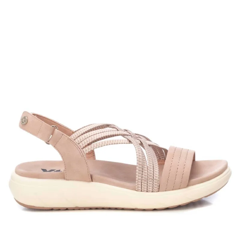 Timeless Style Promotions Women's Wedge Sandals In Nude