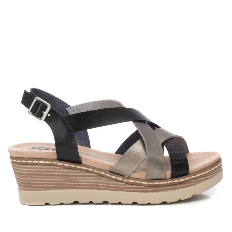 Designer Shoes Clearance Women's Wedge Sandals In Plumb