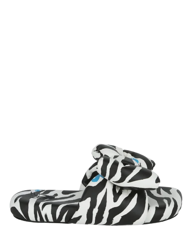 Mega Sale Zebra Printed Extra Padded Slide