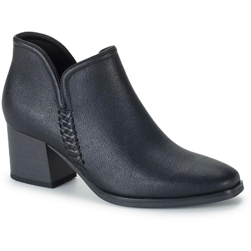Trendy Street Style Baretraps Womens Tristen Faux Leather Ankle Booties