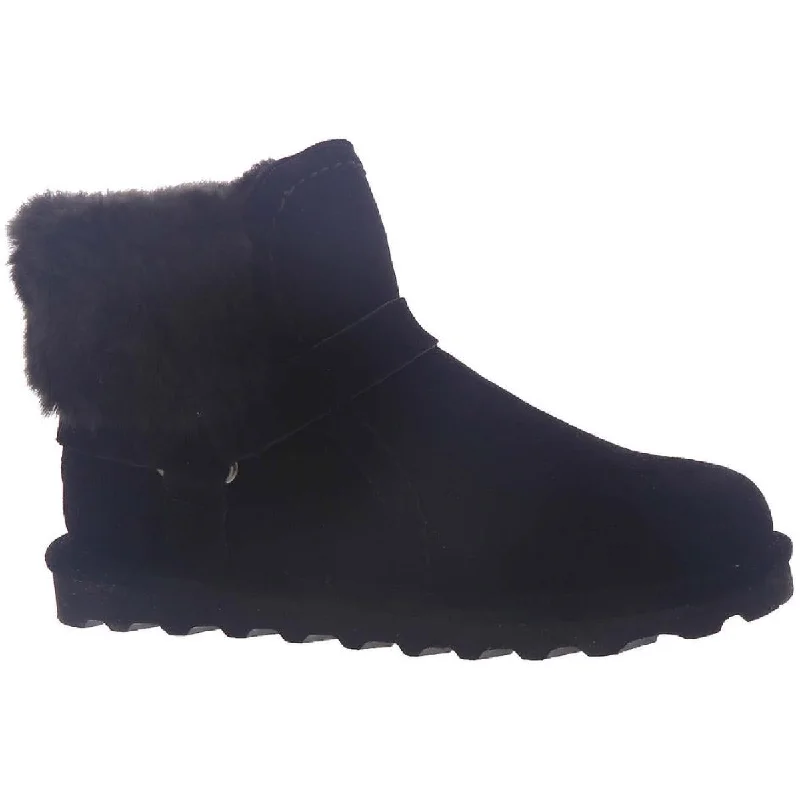 Stylish Basics Bearpaw Womens Konnie Suede Winter Ankle Boots
