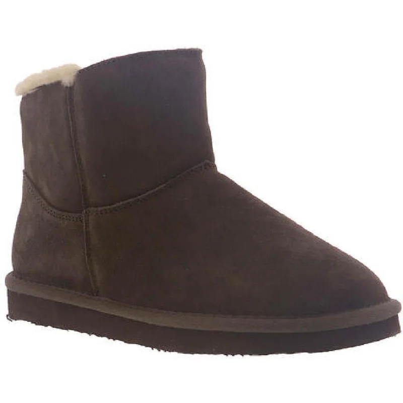 Limited Stock Bearpaw Womens Norah Suede Wool Lined Booties