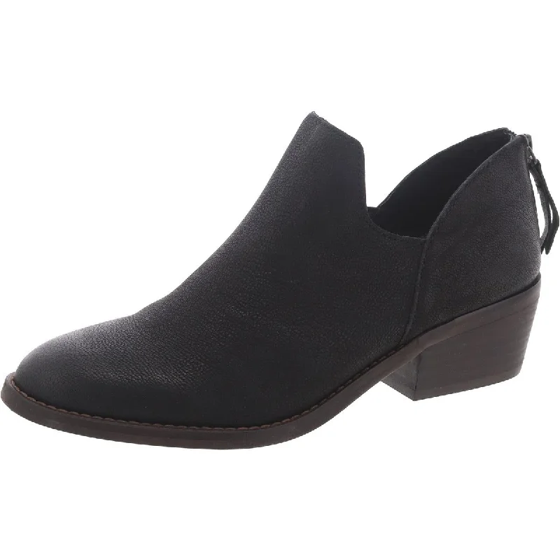 Chic Trends Unveiled Freelia Womens Slip On Round Toe Booties