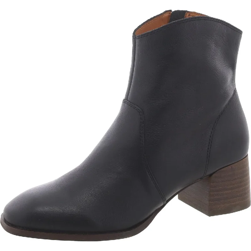 Timeless Elegance Redefined Laidem Womens Zip Up Square Toe Ankle Boots