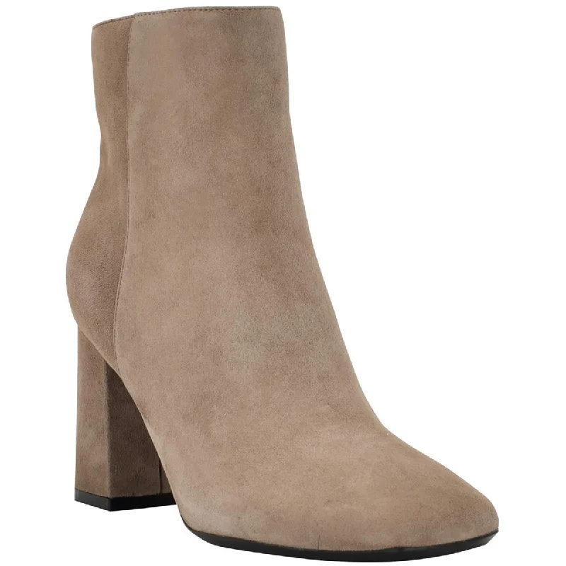 Street Style Discounts Calvin Klein Womens Izial Leather Block heel Ankle Boots