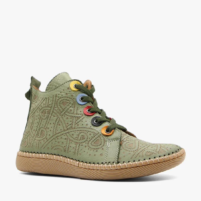 Comfortable Stretchy Shoes CATHY OLIVE