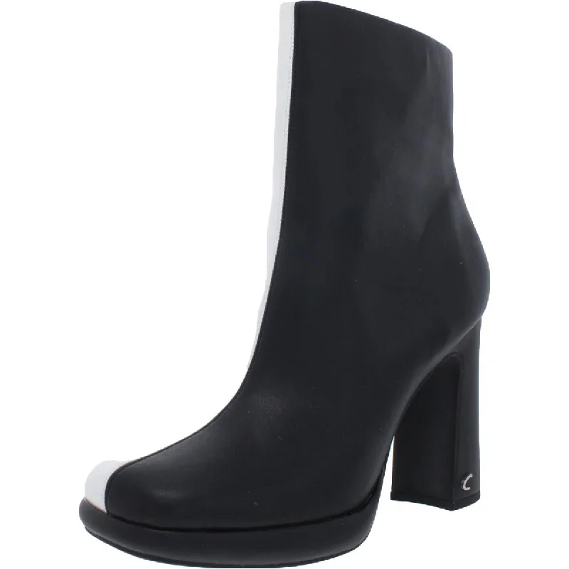 Style Redefined Circus by Sam Edelman Womens Freddie Faux Leather Ankle Booties
