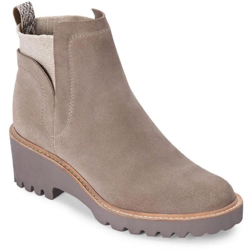 Fashionable Comfort Promotions Dolce Vita Womens Huey Leather Lug Sole Ankle Boots