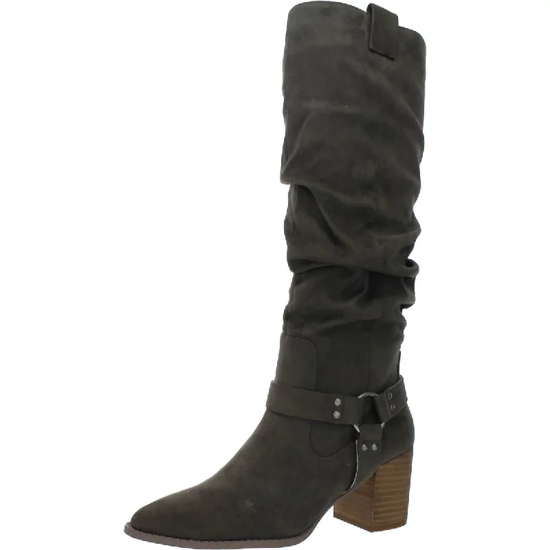 Modern Running-Style Shoes Dolce Vita Womens TAMLIN Pointed toe Block heel Knee-High Boots