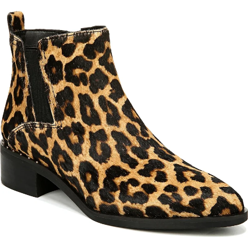 Stylish Shoe Discounts Franco Sarto Womens Domingo Calf Hair Pointed Toe Booties