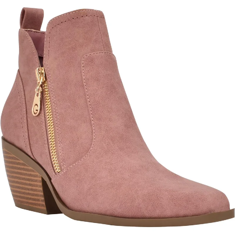 Sophisticated Style Offers GBG Los Angeles Womens Vissa Zipper Ankle Booties