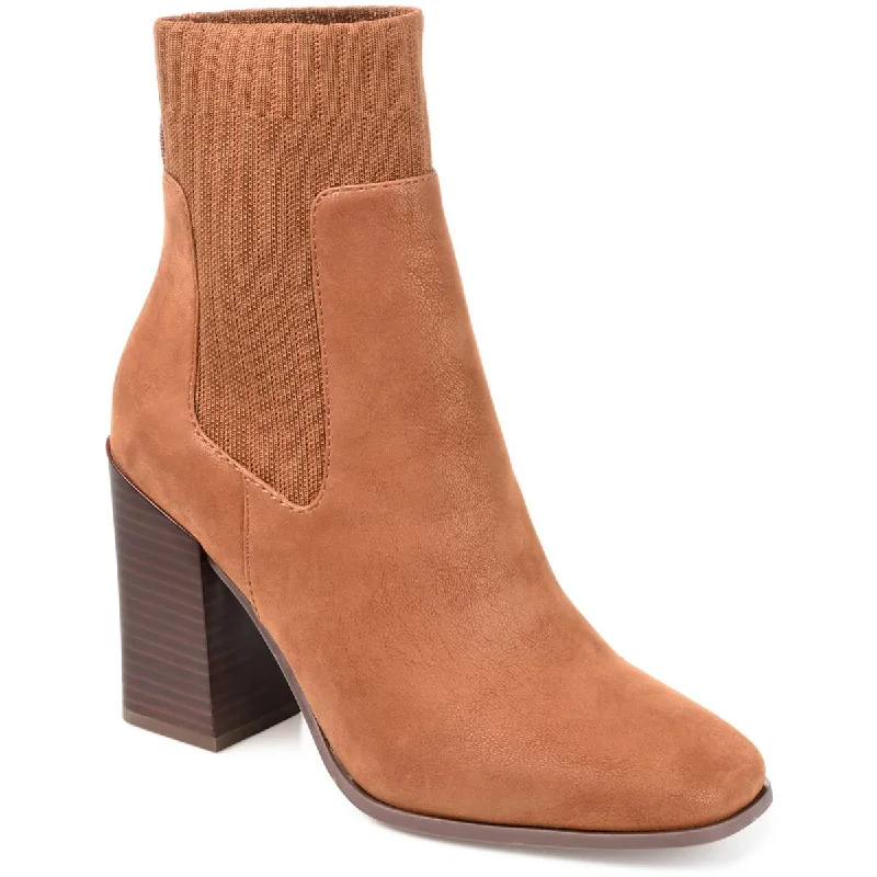 Shop Sales Journee Collection Womens ADALIA Block Heel Fashion Ankle Boots