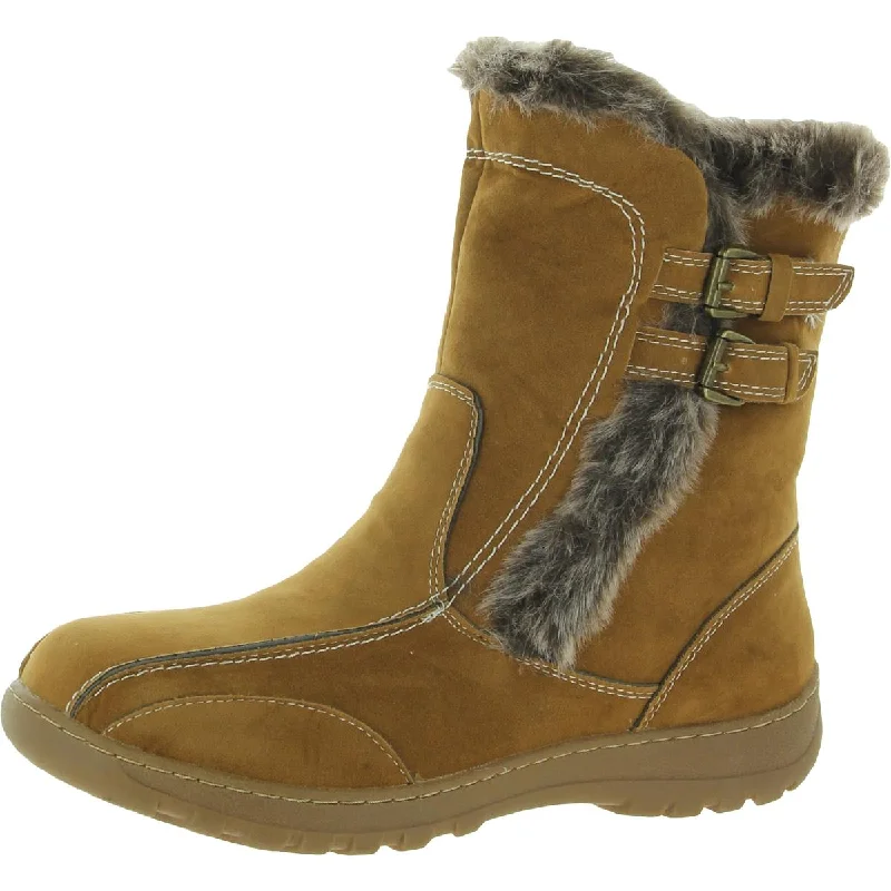 Daring Fashion Promotions Journee Collection Womens Faux Leather Cold Weather Winter & Snow Boots Daring Fashion Promotions Journee Collection Womens Faux Leather Cold Weather Winter & Snow Boots
