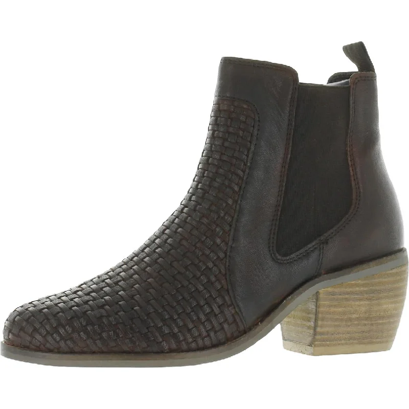 Sleek Style Discounts Journee Signature Womens Leather Almond Toe Ankle Boots