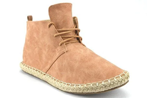 Essentials On Sale Women's Glory-4 Ankle High Espadrille Desert Boots