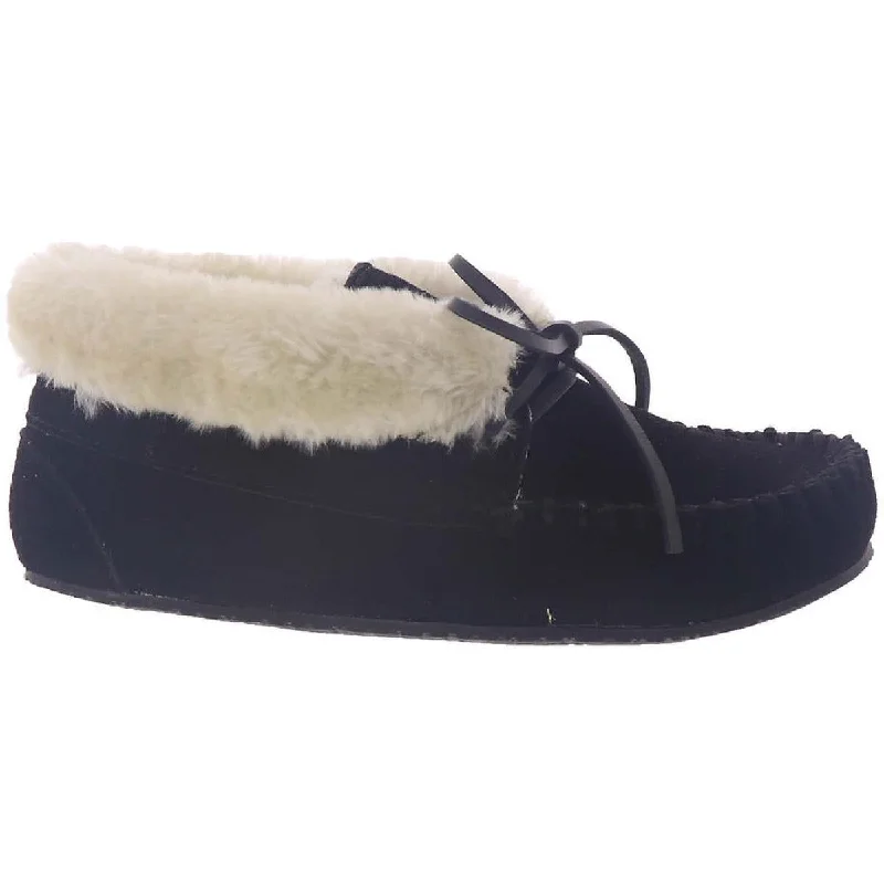 Must Haves Minnetonka Womens Cabin Bootie Leather Ankle Moccasin Boots