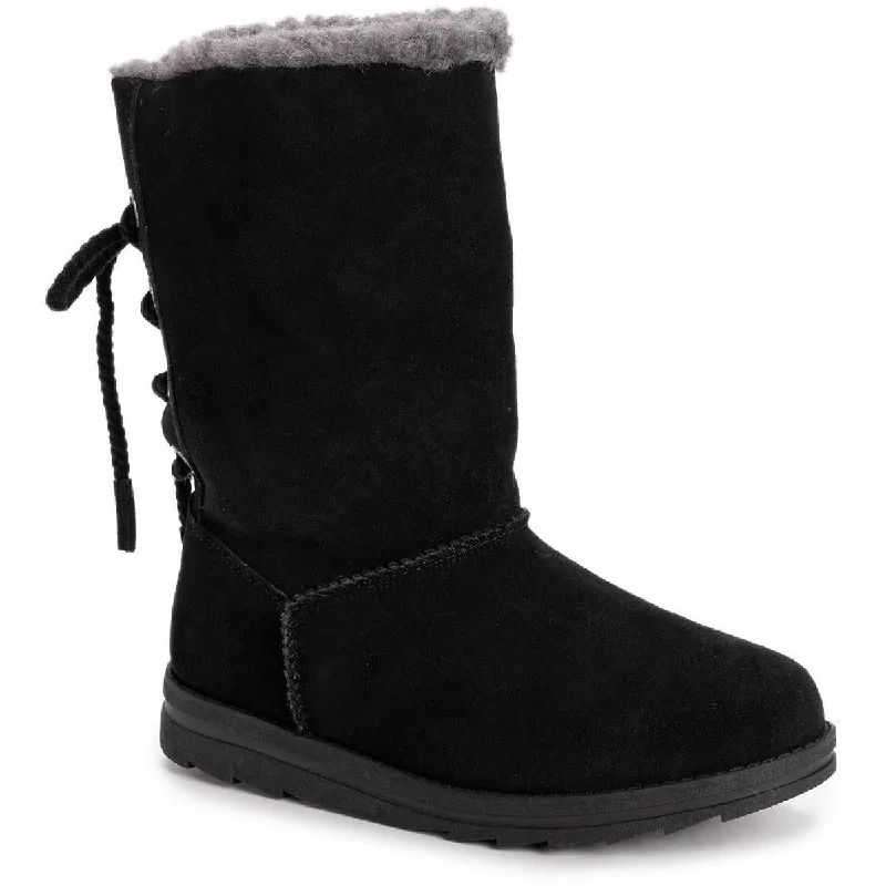 Modern Flat Shoes Offers Muk Luks Womens Ziggy Rodeo Suede Faux Fur Lined Mid-Calf Boots Modern Flat Shoes Offers Muk Luks Womens Ziggy Rodeo Suede Faux Fur Lined Mid-Calf Boots