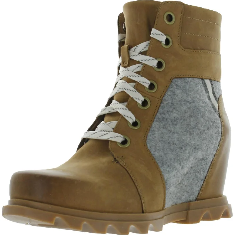 Streetwear-Inspired Footwear Sorel Womens Joan of Arctic Wedge III Lexie Nubuck Combat & Lace-up Boots Streetwear-Inspired Footwear Sorel Womens Joan of Arctic Wedge III Lexie Nubuck Combat & Lace-up Boots