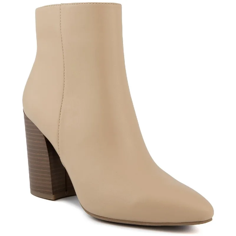 Limited Edition Sugar Womens Sgr-Evvie Block Heel Short Ankle Boots