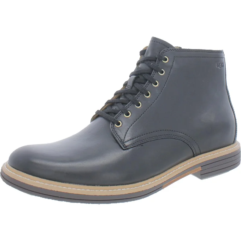 Trendy Styles Ugg Womens CHANDON Leather Zip Up Ankle Boots