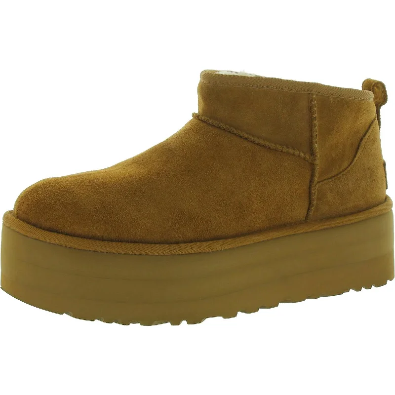 Everyday Shoes Promotion Ugg Womens Classic Ultra Mini Platform Suede Sherpa Ankle Boots Everyday Shoes Promotion Ugg Womens Classic Ultra Mini Platform Suede Sherpa Ankle Boots