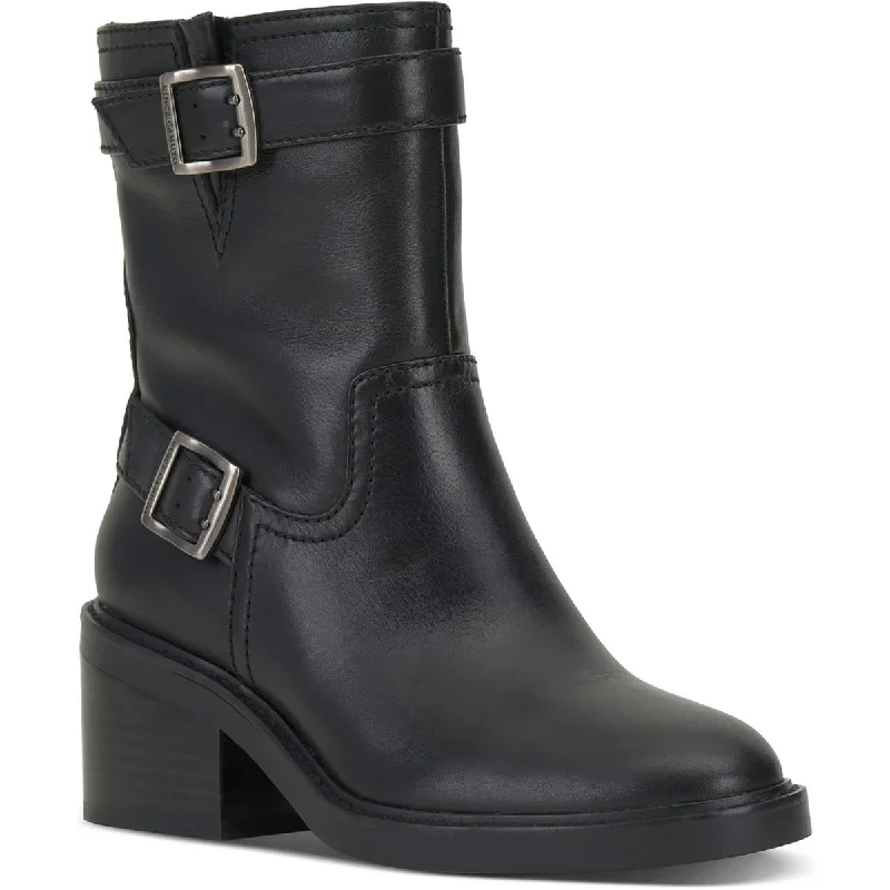 Fashionista Favorites Vince Camuto Womens Vergila Buckle Ankle Motorcycle Boots
