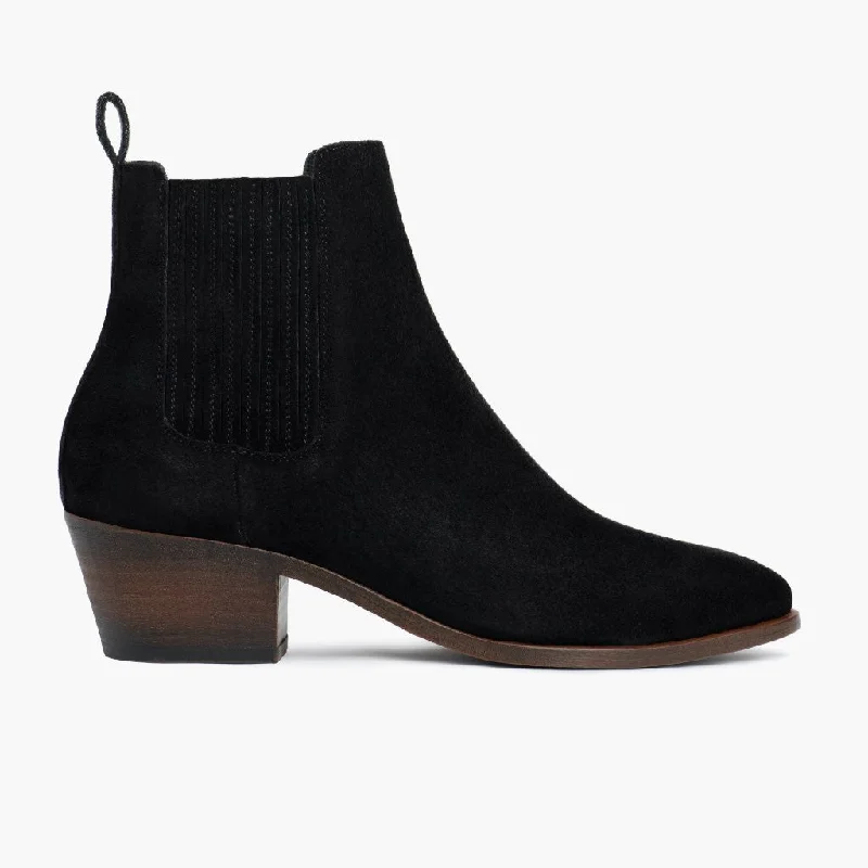 Soft Sole Casual Shoes Dreamer Bootie | Black Suede