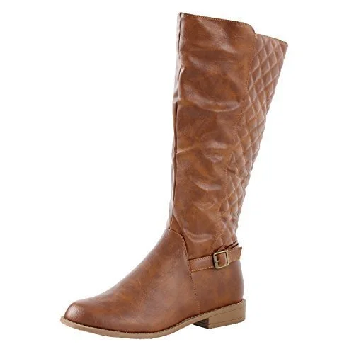 Budget Friendly Women's Lahore Quilted Calf High Ridding Boots