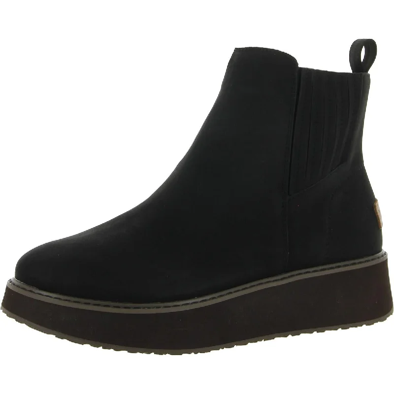 Urban Elegance Deals Yellow Box Womens Klinton Zipper Almond Toe Ankle Boots