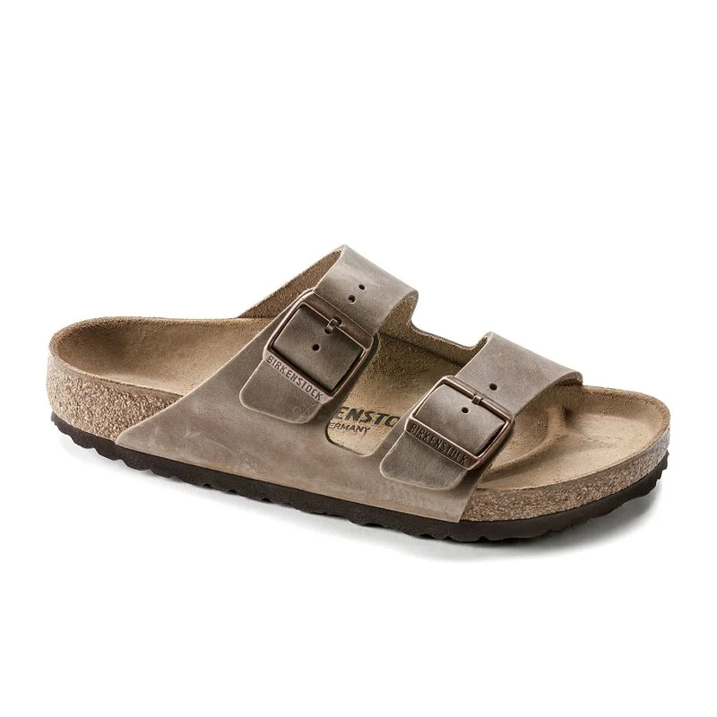 Premium Footwear Sale Birkenstock Arizona Slide Sandal (Unisex) - Tobacco Oiled Leather Premium Footwear Sale Birkenstock Arizona Slide Sandal (Unisex) - Tobacco Oiled Leather