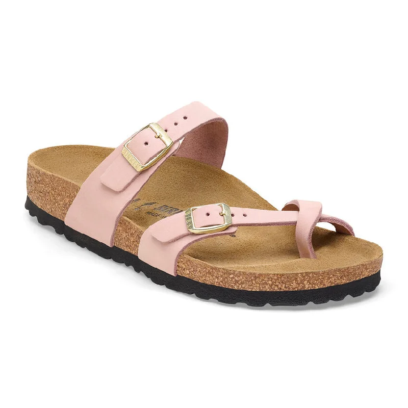 Comfortable Outdoor Shoes Birkenstock Mayari Soft Pink Nubuck
