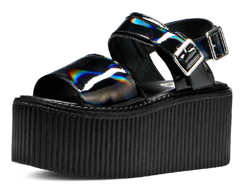 Flash Discount Black Rainbow Haze Strato Sandal