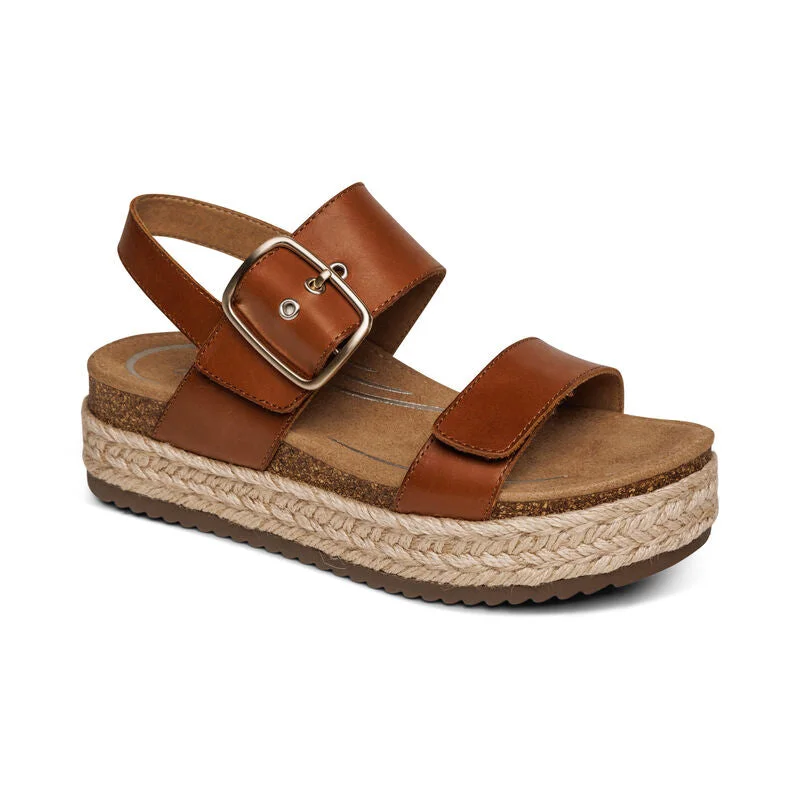 Get The Latest Trends Aetrex Vania Arch Support Platform Sandal