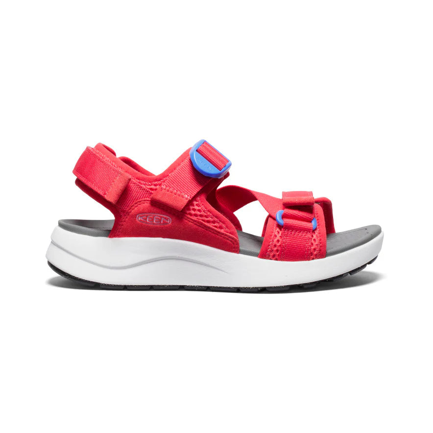 Comfortable Dress Shoes Keen Women's Elle Sport Backstrap Sandal in Black & Cayenne/Marina