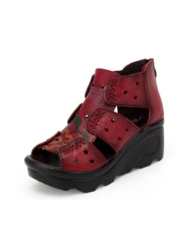 Limited Edition Ethnic Style Fish Toe Summer Sandals