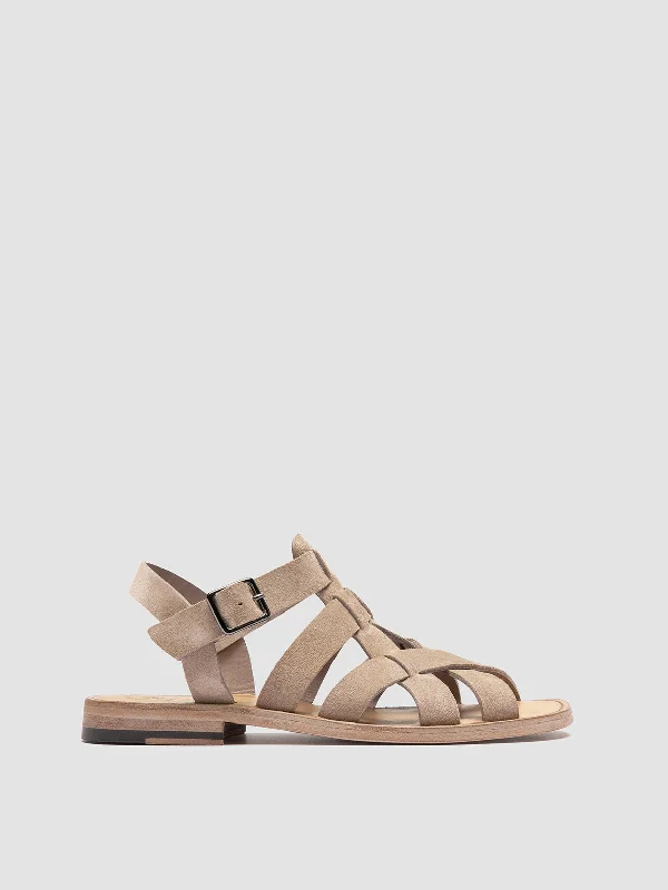 Stylish Looks GANEMA 105 - Taupe Suede Sandals