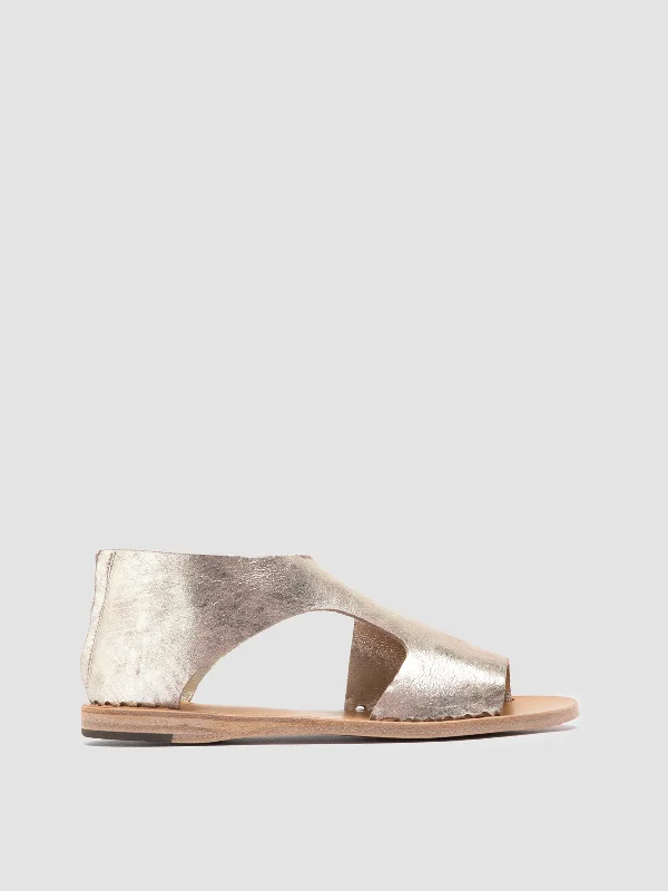 Comfort Meets Fashion ITACA 047 - Platinum Leather Sandals