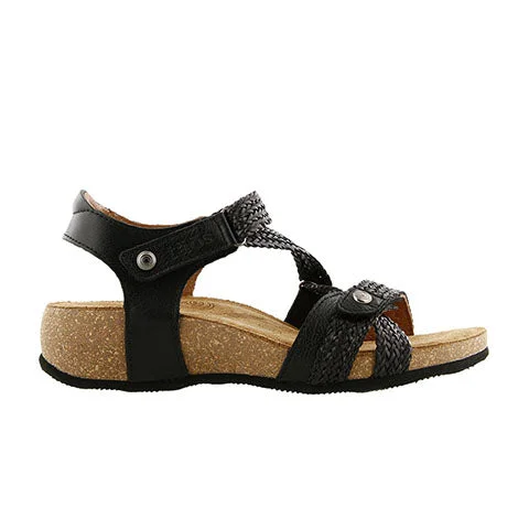 Luxury Shoes Clearance Taos Trulie Backstrap Sandal (Women) - Black