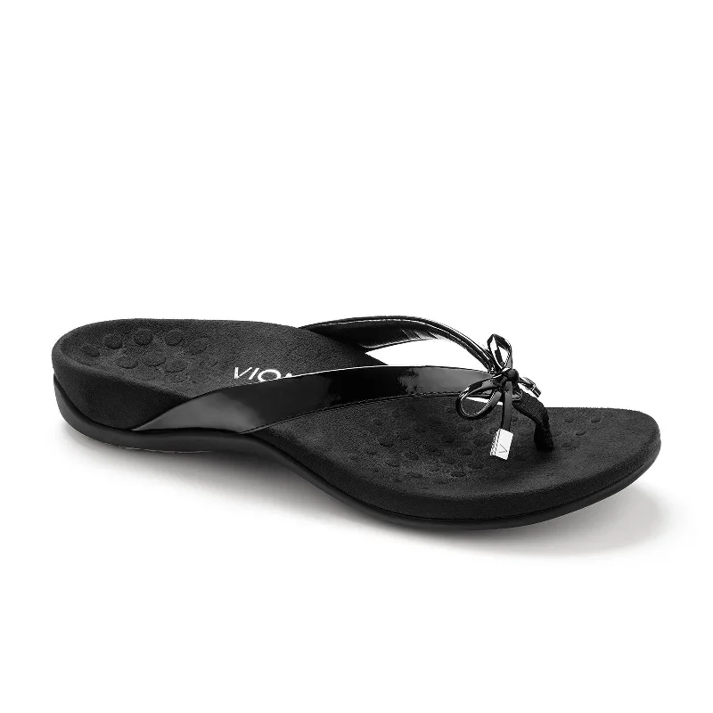 Supportive Shoes Offer Vionic Bella II Sandal (Women) - Black Patent