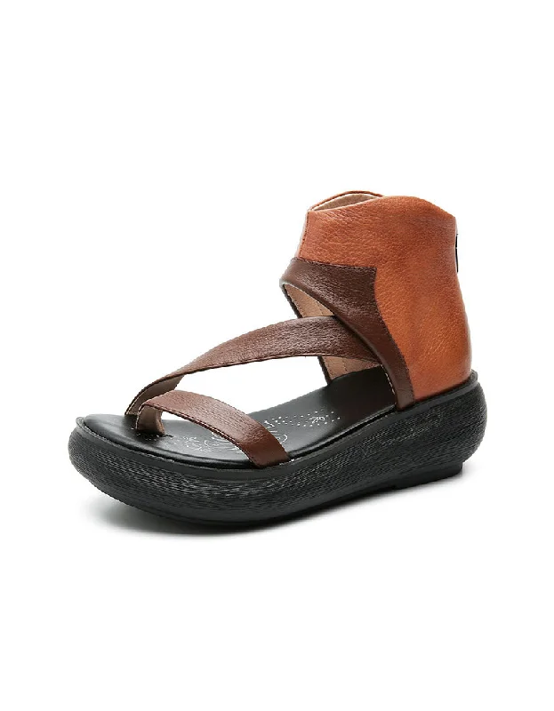 Holiday Glam Handmade Color-Matching Wedge Strap Sandals