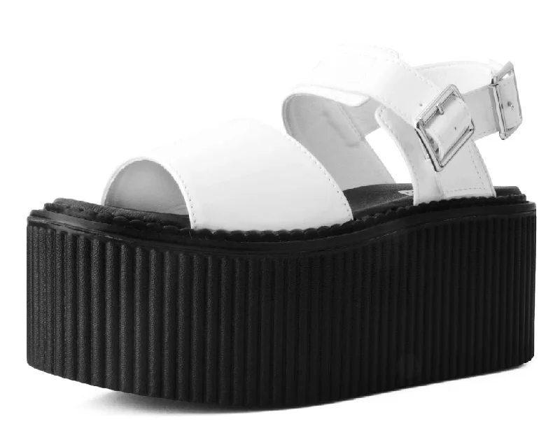 Special Offer White Patent Strato Sandal