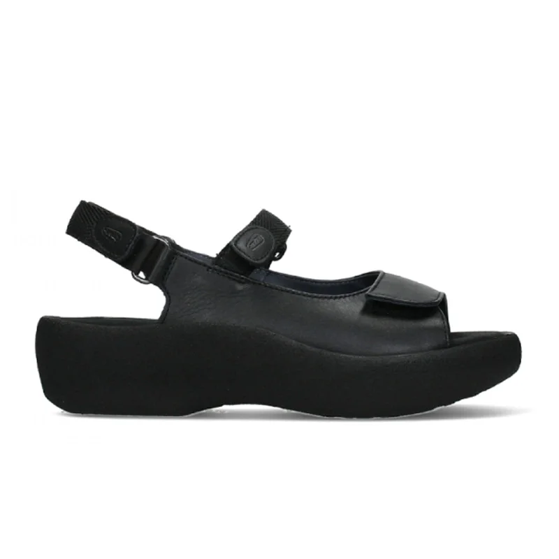 Slip-Resistant Shoes Discount Wolky Jewel Backstrap Sandal (Women) - Black Leather Slip-Resistant Shoes Discount Wolky Jewel Backstrap Sandal (Women) - Black Leather