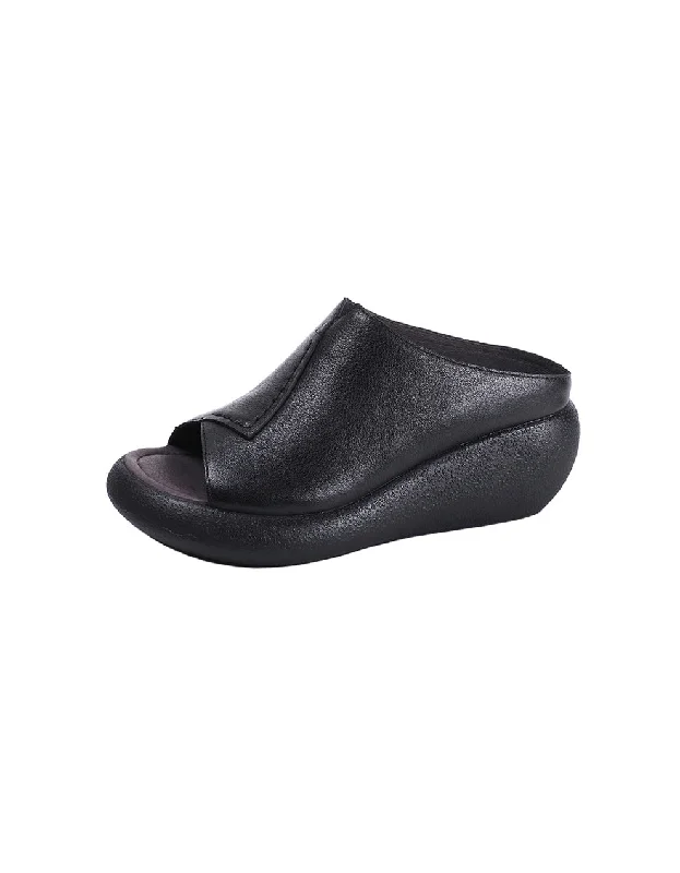Classy Style Discounts Summer Open Toe Comfortable Wedge Slippers