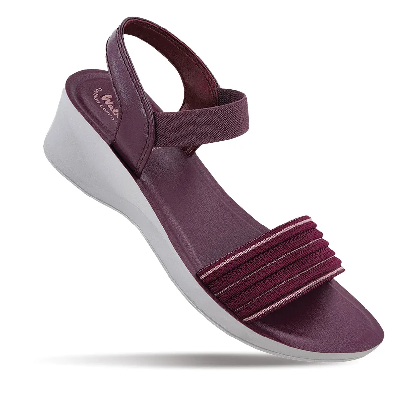Urban Fashion Footwear Women's Daily Wear Sandal  - WL7830 Dark Grape